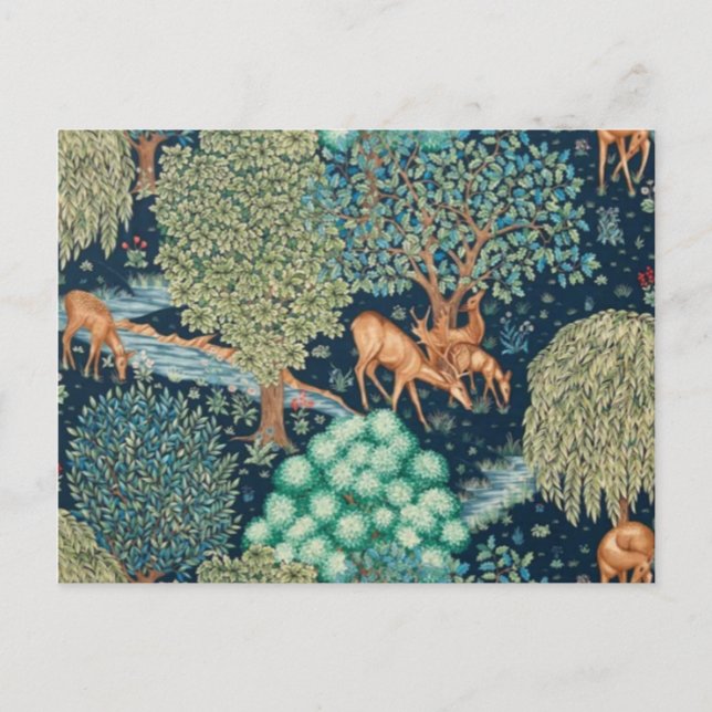 William Morris The Brook Postkarte (Vorderseite)