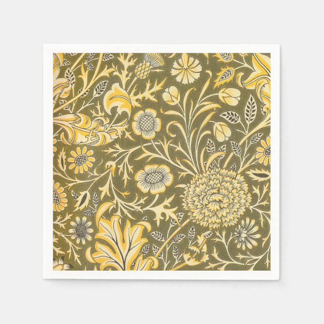William Morris The Cherwell Design for Velveteen Serviette (Vorderseite)