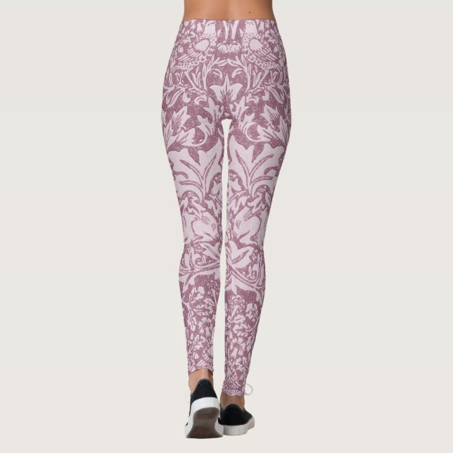 William Morris, The Strawberry dieb, überarbeitet, Leggings (Rückseite)