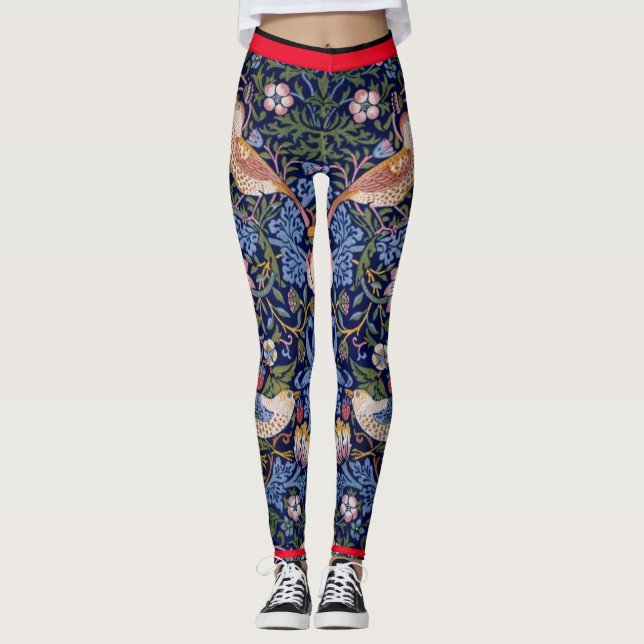 William Morris THE STRAWBERRY THIEF Leggings (Vorderseite)