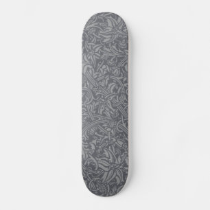 William Morris Thistle Floral Wallpaper Blume Art Skateboard
