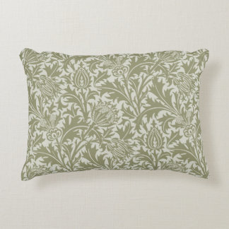 William Morris Thistle Sage Green Pattern Dekokissen