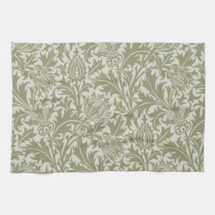 William Morris Thistle Sage Green Pattern Geschirrtuch