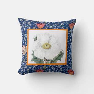 William Morris THROW PILLOW MIT TULIP UND POPPY Kissen
