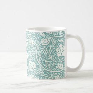 William Morris Traubenmuster Aquamarin Türkis Kaffeetasse