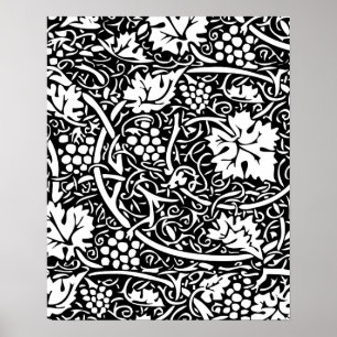 William Morris Traubenmuster Tapete Poster