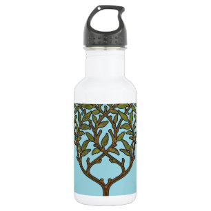 William Morris Tree Frieze Floral Wallpaper Edelstahlflasche