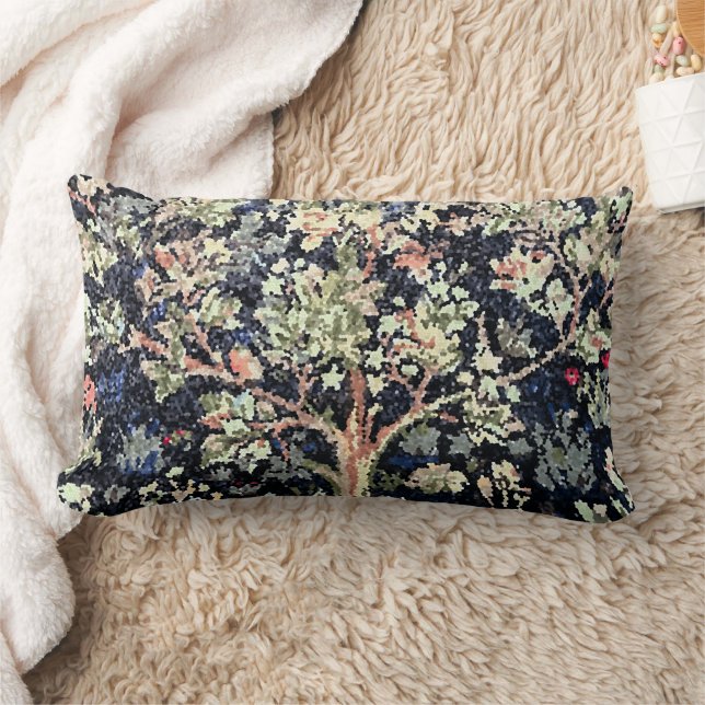 William Morris Tree of Life Lumbar Throw Pillow Lendenkissen (Decke)