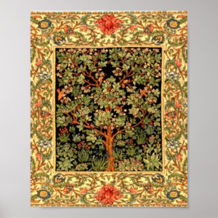 William Morris - Tree Of Life Pattern Poster