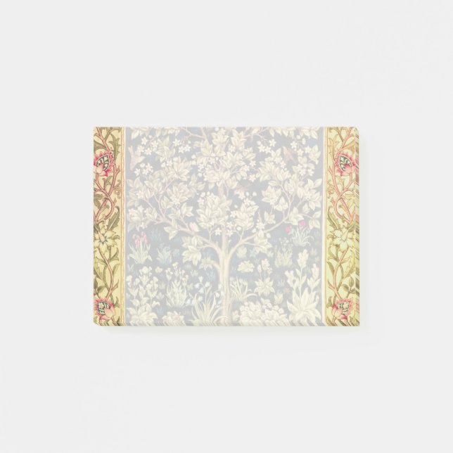 William Morris Tree of Life Post-it Klebezettel (Vorderseite)