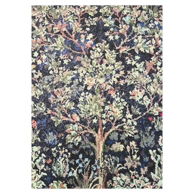 William Morris Tree of Life Tablecloth Tischdecke (Vorderseite)