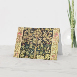 William Morris Tree of Life Vintag Pre-Raphaelite Karte