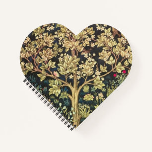 William Morris Tree of Life Vintag Pre-Raphaelite Notizbuch