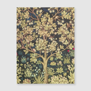 William Morris Tree of Life Vintage Art Magnetkarte