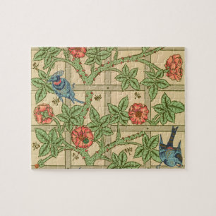 William Morris Trellis Classic Wallpaper Design