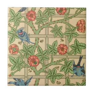 William Morris Trellis Classic Wallpaper Design Fliese