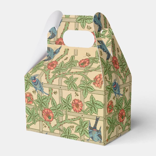 William Morris Trellis Classic Wallpaper Design Geschenkschachtel (Vorderseite)