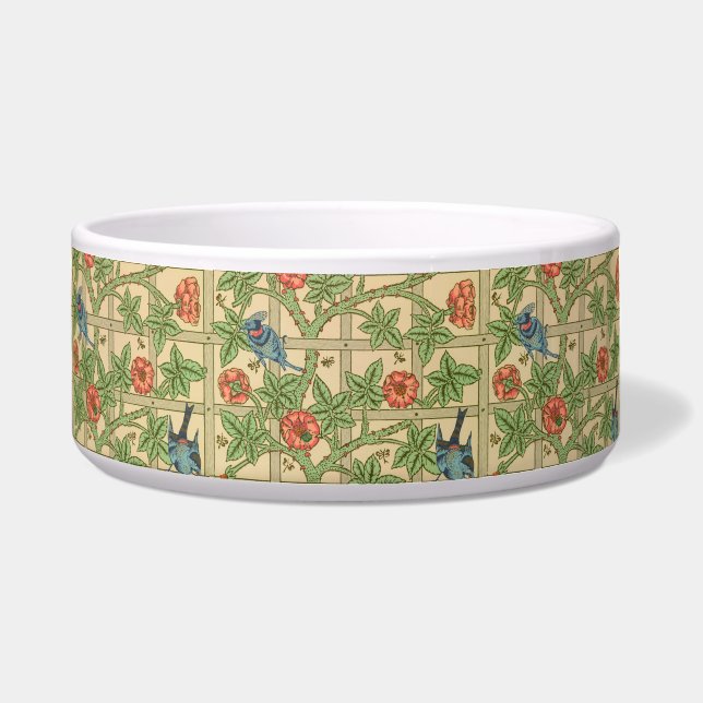William Morris Trellis Classic Wallpaper Design Napf (Vorderseite)