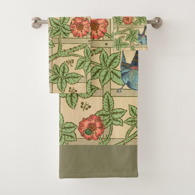 William Morris Trellis Design classique de papier  (En situation)