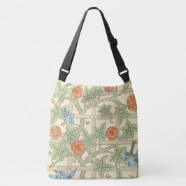 William Morris Trellis Pattern Tragetaschen Mit Langen Trägern
