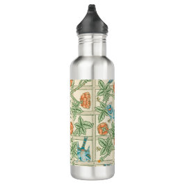William Morris Trellis Victorian Wallpaper Edelstahlflasche