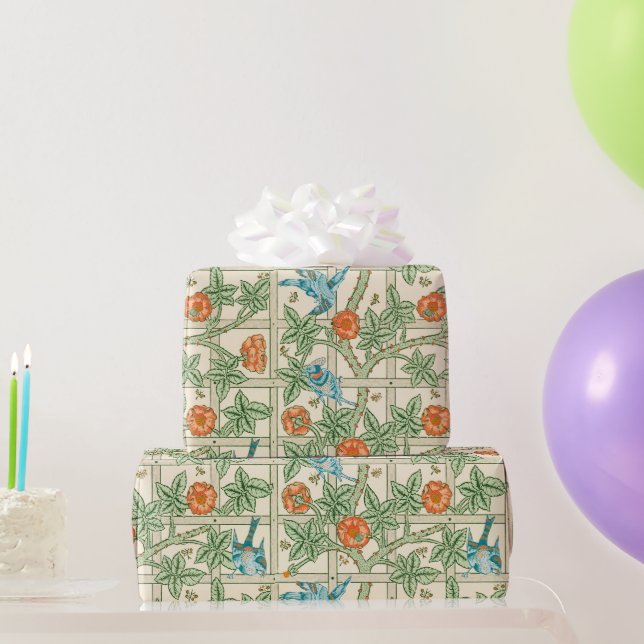 William Morris Trellis Victorian Wallpaper Geschenkpapier (Partygeschenke)