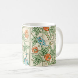 William Morris Trellis Victorian Wallpaper Kaffeetasse