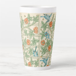 William Morris Trellis Victorian Wallpaper Milchtasse