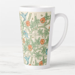 William Morris Trellis Victorian Wallpaper Milchtasse