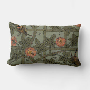 William Morris Trellis Wallpaper Art Lendenkissen