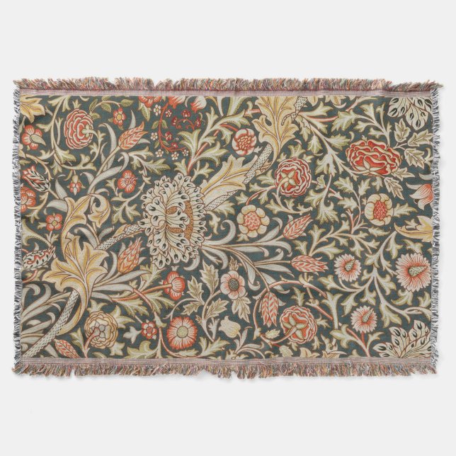 William Morris Trent Garden Blume Classic Botanic Decke (Vorderseite)