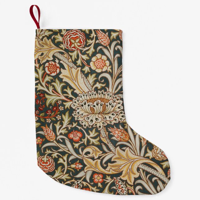William Morris Trent Garden Blume Classic Botanic Kleiner Weihnachtsstrumpf (Vorderseite)