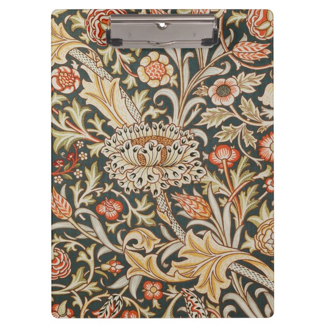William Morris Trent Garden Blume Classic Botanic Klemmbrett (Vorderseite)