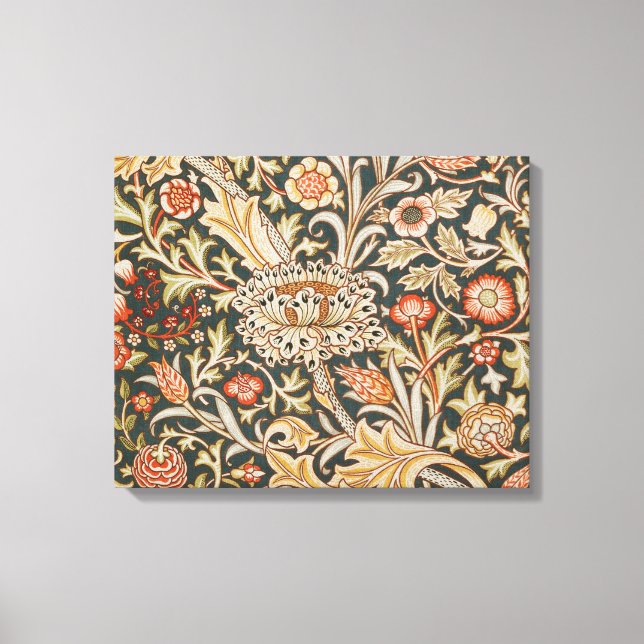 William Morris Trent Garden Blume Classic Botanic Leinwanddruck (Vorderseite)
