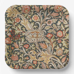 William Morris Trent Garden Blume Classic Botanic Pappteller