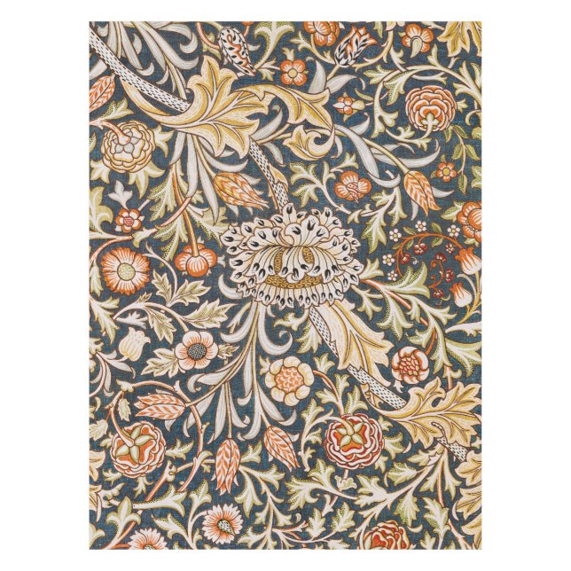 William Morris Trent Garden Blume Pattern Classic Tischdecke (Vorderseite)