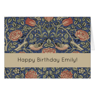 William Morris Tudor Fond d'écran Rose