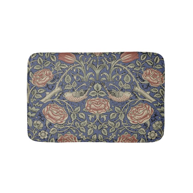 William Morris Tudor Rose Wallpaper Badematte (Vorderseite)