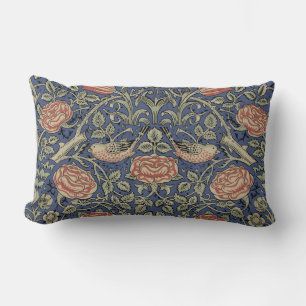William Morris Tudor Rose Wallpaper Lendenkissen