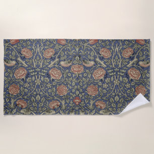William Morris Tudor Rose Wallpaper Strandtuch