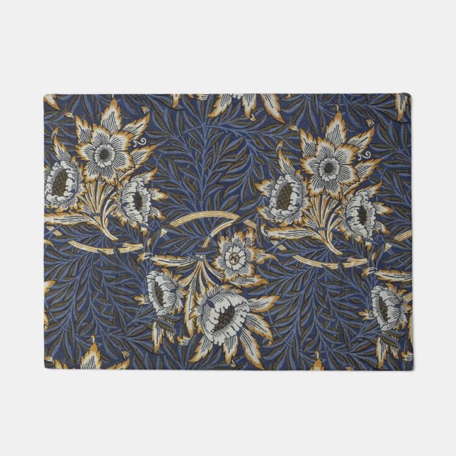 William morris tulip and willow tapestary pattern fußmatte (Vorderseite)
