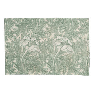 William Morris Tulip Pattern Sage Green Kissenbezug
