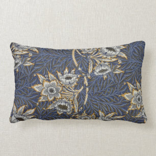 William Morris Tulip und Willow Floral Pattern Lendenkissen