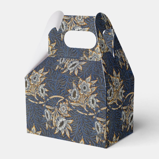 William Morris Tulip Willow Blue Muster Geschenkschachtel (Vorderseite)