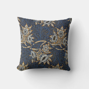 William Morris Tulip Willow Blue Muster Kissen