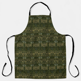 William Morris : Tulipe verte et tablier Rose