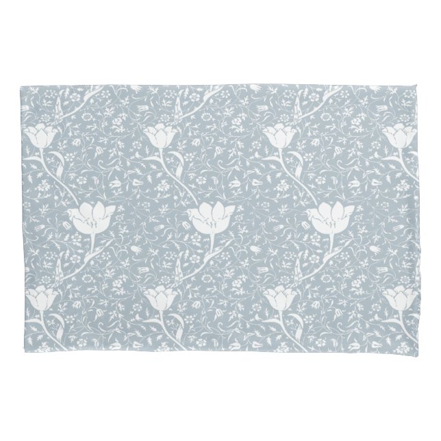 William Morris Tulips in weißem Muster Kissenbezug (Vorderseite)