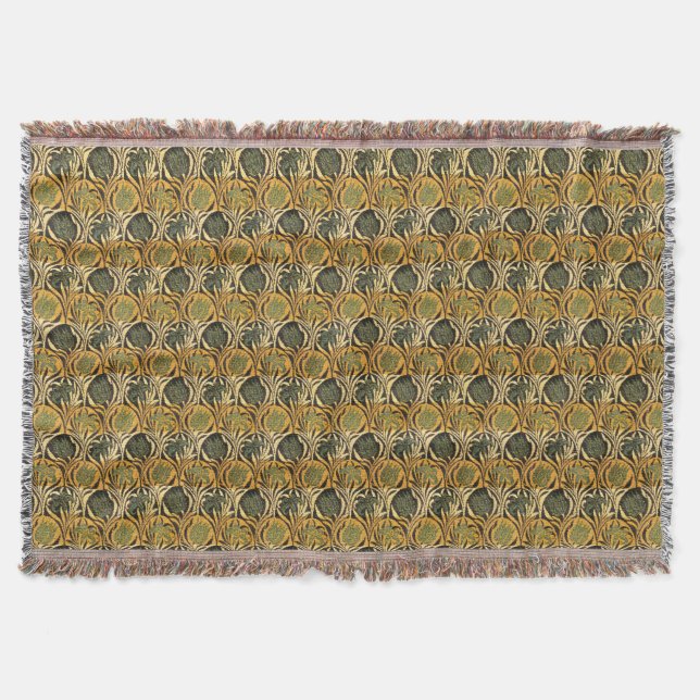 William Morris Tulips & Lilies Carpet Rug Classic Decke (Vorderseite)