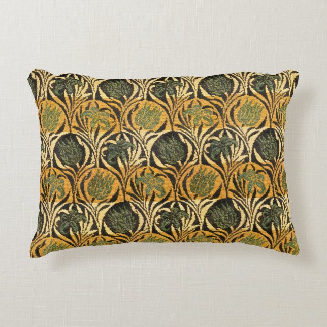 William Morris Tulips & Lilies Carpet Rug Classic Dekokissen (Vorderseite)