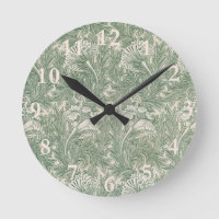 William Morris Tulpe Tapete grün